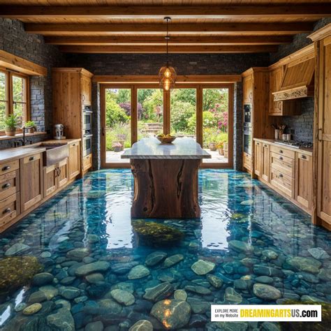 Epoxy River Flooring | Colors, Textures & Realistic River Effects