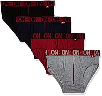 Buy ONN Men's Cotton Brief (Pack of 4) (Colors May Vary) at Amazon.in
