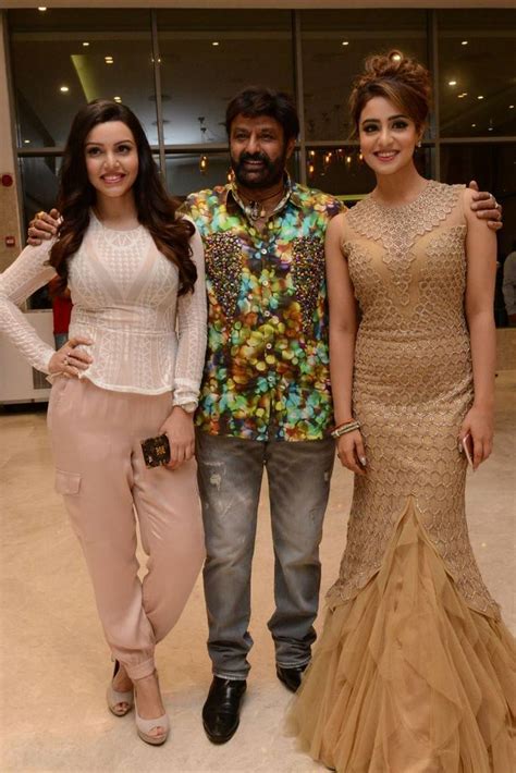 Balakrishna, Shriya Saran, Charmi at Paisa Vasool audio success meet ...