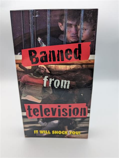 BANNED FROM TELEVISION VHS Tape 1998 Documentary Color Not Rated NR 60 ...