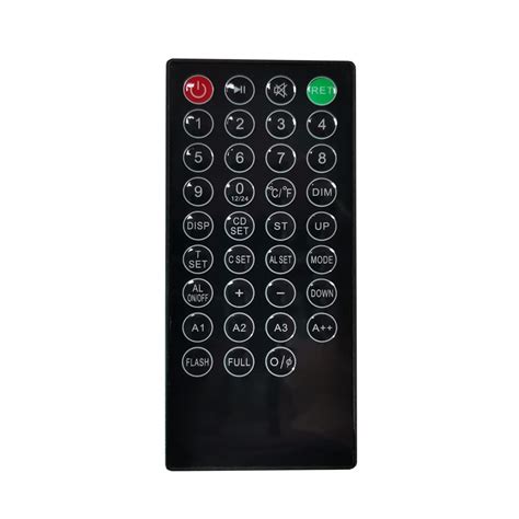 CHKOSDA Remote Control for CH33876/CH3387 Series LED Digital Wall Clock ...