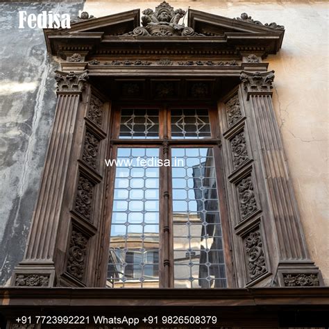 Classic Window Design Arched Window Design No-1180 - Fedisa