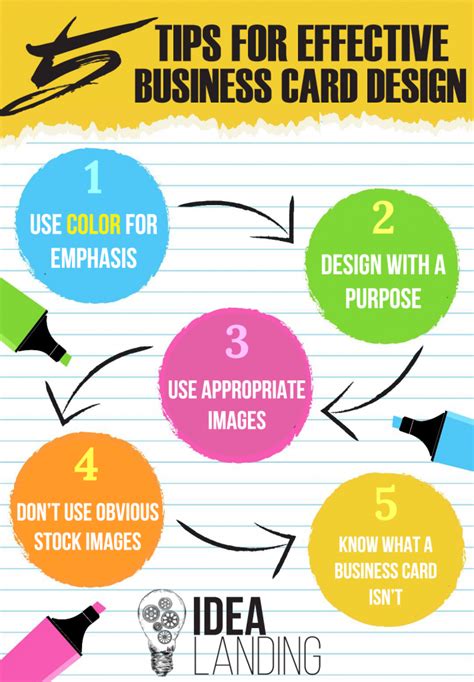 Business Card Design Tips 的图像结果