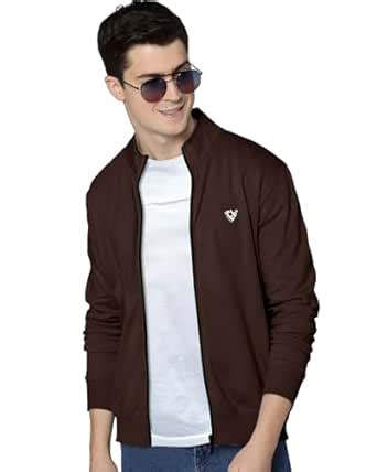 Buy EYEBOGLER Mens Henley Neck Full Sleeves Regular Fit Solid Jacket at ...