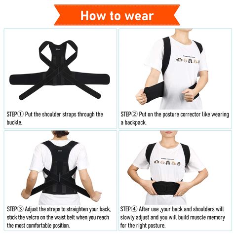 Buy Posture Corrector for Women Men Back Brace Straightener Upper Back ...