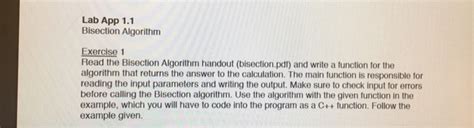Image result for The Bisection Method in Math Lab
