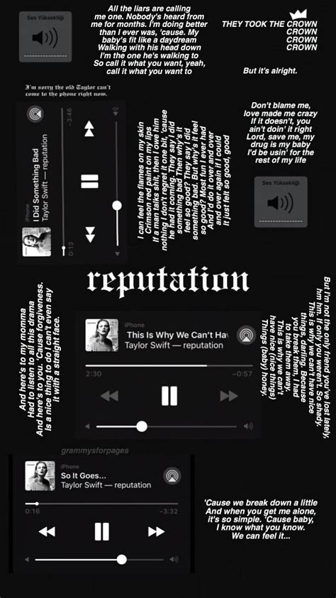 Taylor Swift Reputation Songs Playlist - FranciscoPetersen
