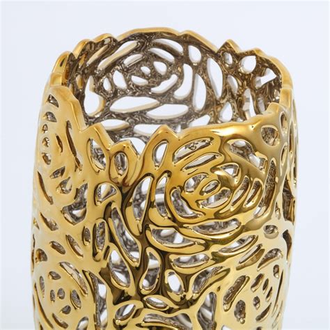 Buy Stellar Stoneware Cut-Out Tall Vase from Home Centre at just INR 3499.0