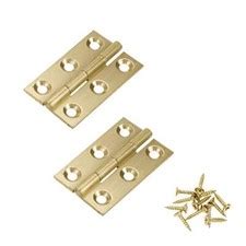 Buy Hinges Cabinet Hinges 2.5 Extruded Solid Brass Interior Door Butt ...