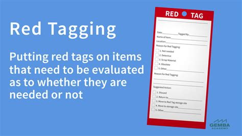 Image result for Red Tagging Items