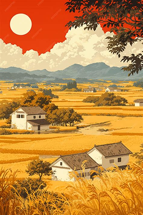 Premium Vector | Vietnamese rice paddy patterns with agricultural themes - agriculture in vietnamese