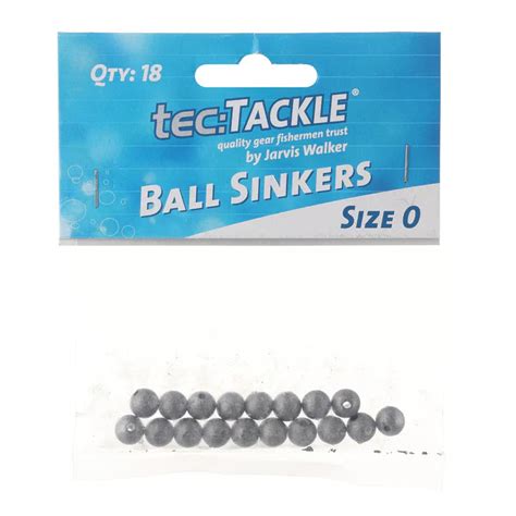 Jarvis Walker Tec Tackle Ball Sinkers | Size 00-10 – Fishingmonk