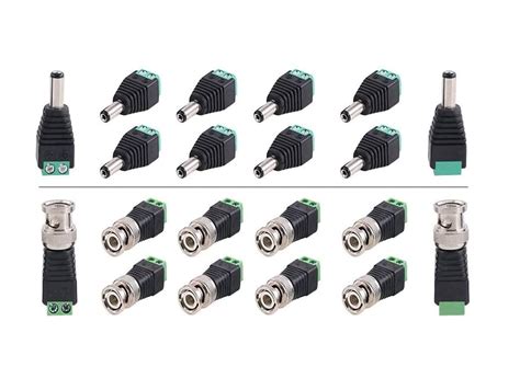 Gajrup Male DC Power Connector, BNC Male Baloon Connector for Led Strip ...
