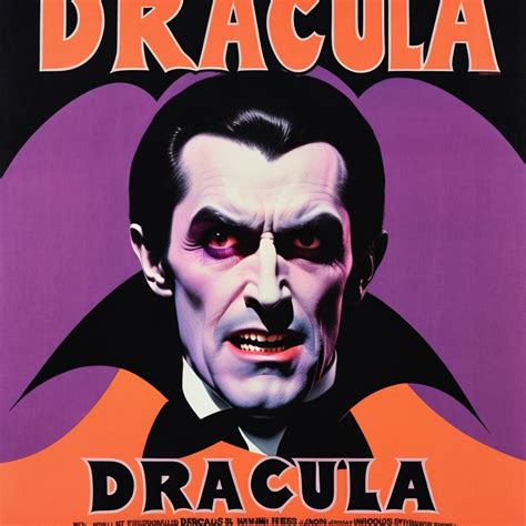 Vintage Dracula 1970s Movie Poster Art | Stable Diffusion Online