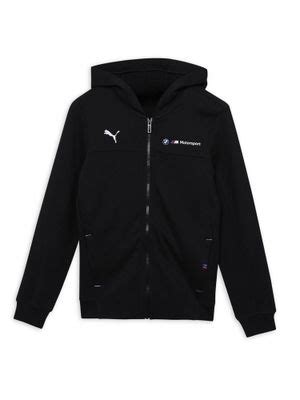 Buy Puma Bmw Mms Kids Boys Black Hooded Jacket Online