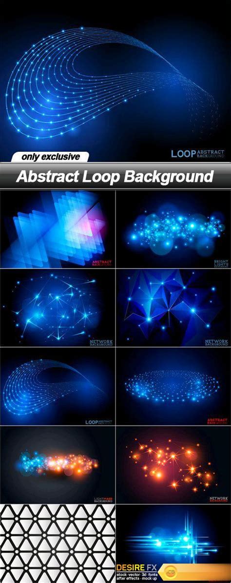 Download Abstract Loop Background – 10 EPS - DesireFX.COM