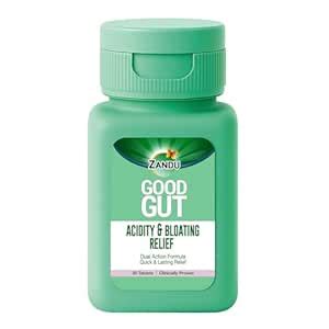 Buy Zandu Good Gut Acidity & Bloating Relief Tablets | Clinically ...