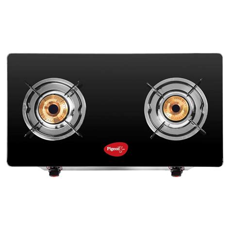 Pigeon by Stovekraft Favourite Glass Top 2 Burner Gas Stove, Manual ...