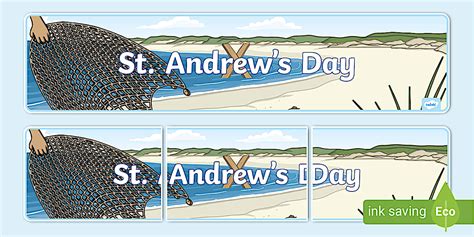 St. Andrew's Day Display Banner