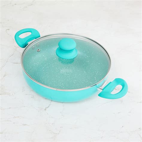 Buy Colour Connect Solid Kadhais - Aluminium - Kadhai with Lid 38 cm L ...