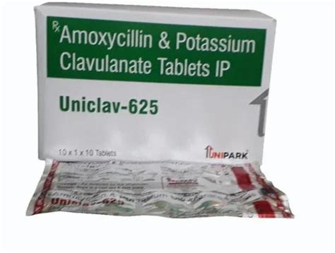 ANTIBIOTIC, ANTI ALLERGIC, ANTI FUNGAL - Uniclav 625 Tablets ...