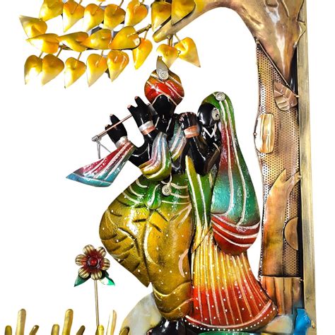 RHD Radha-Krishna in Tree LED Home Interior Wall Decor for Living Room ...