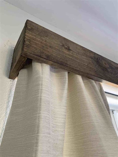 Rustic window valance wood cornice board wood valance etsy – Artofit