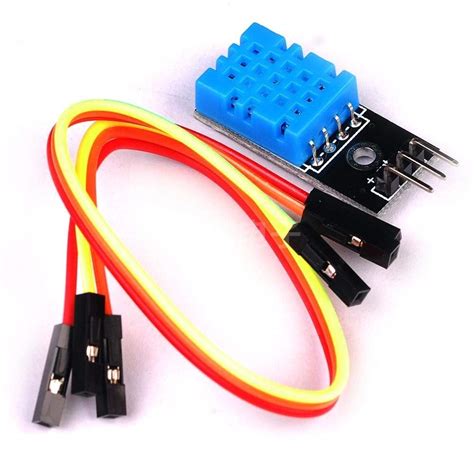 Image result for DHT11 Temperature and Humidity Sensor Arduino