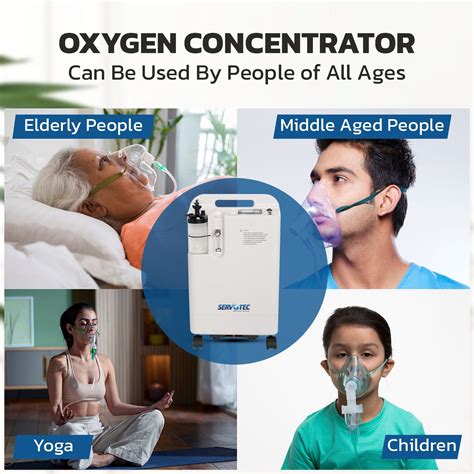 Servotech JAY-5BW Oxygen Concentrator 5 Litres - Medical Grade with 95 ...
