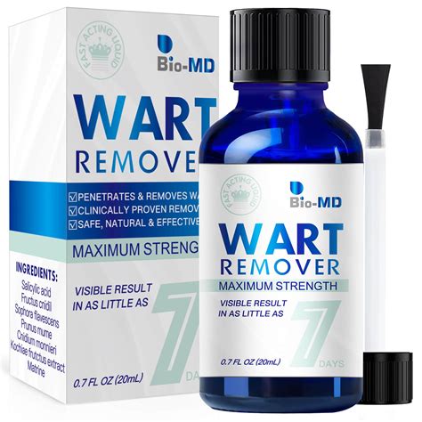 Buy Fast Acting Liquid Wart Gel Maximum Strength - Maximum Strength ...