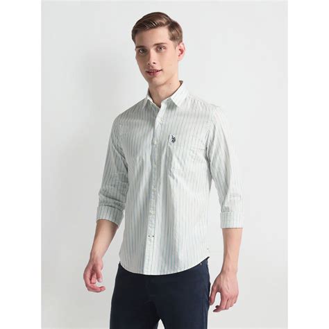 Buy U.S. Polo Assn. Denim Co. Vertical Stripe Twill Shirt Online
