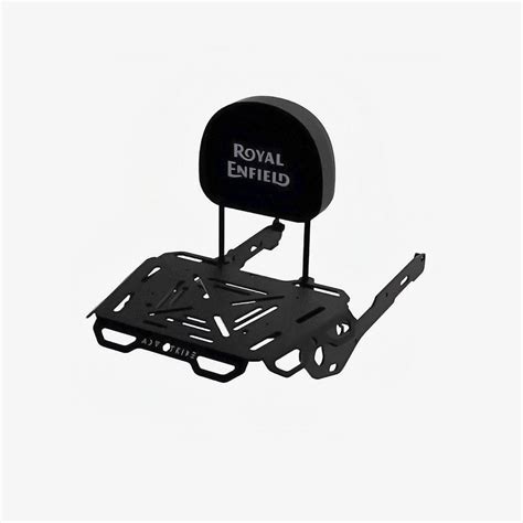 Luggage Tail Rack with Back Rest Repositioning Brackets for RE Meteor ...