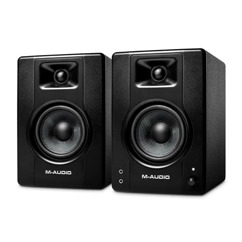 M-Audio Bx4 120-Watt Powered Rca, Auxiliary Studio Monitors / Desktop ...