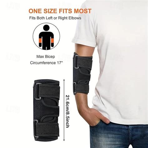 1pc Elbow Brace, Comfortable Night Elbow Sleep Support, Elbow Splint ...