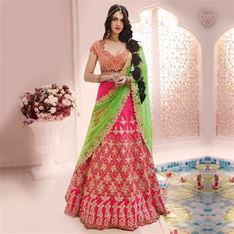 Move Over Reds, Ivories and Golds, There are New Colours on the Lehenga ...