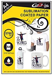 Crazy Sutra Matte Coated Dye Sublimation Sipper Printing A4 Paper ...