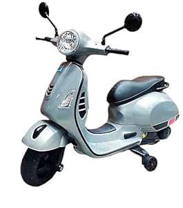 Buy Playland Kids Rideon Vespa Scooty with Rechargeable Battery ...