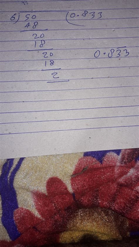 convert 5/6 in decimal form - Brainly.in