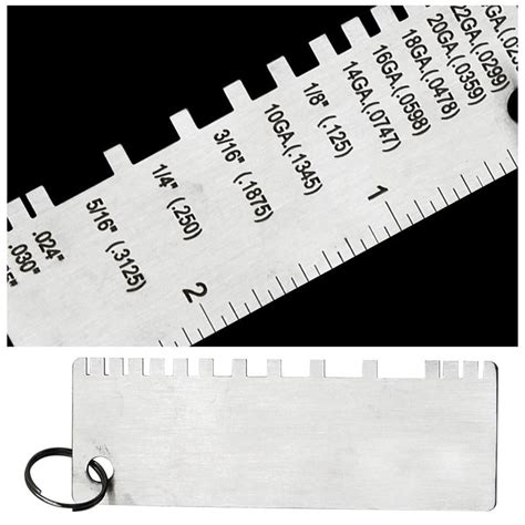 Buy Wire Gauge Thickness Measuring Tool Wire/sheet Metal Gage ...