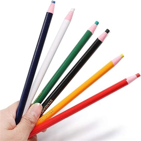 RIANZ 6 Pcs Tailor Sewing Mark Chalk Pencil Tailor's Marking and ...