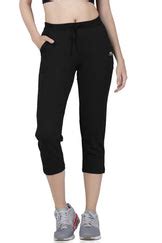 Laasa Sports | Mid-Rise Regular Fit Cotton Capri for Women