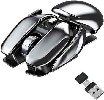 DANCESOUL Unique Look Wireless Mouse with USBType C 2-in-1 Receiver ...