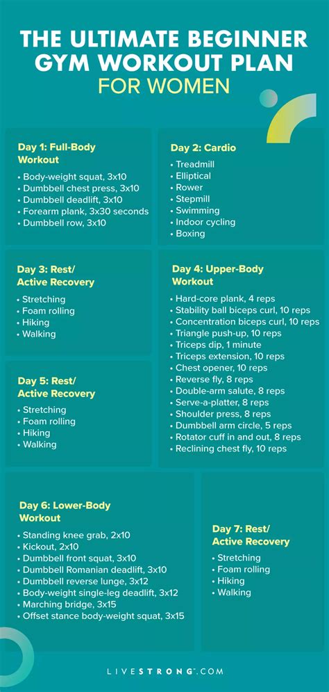 Image result for Beginner Gym Workout Routine