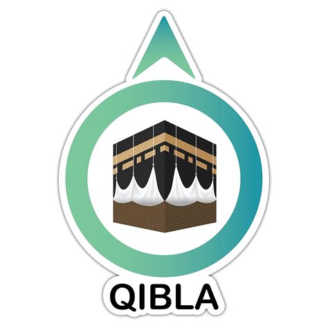 woopme ® Muslim Islamic Qibla Compass Arrow Praying Sticker for Wall ...