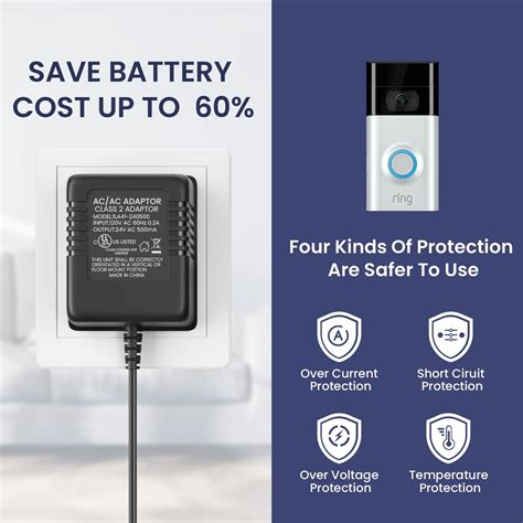 Buy XXSZHY UL Listed 24V Power Adapter/Transformer,Thermostat Adapter ...