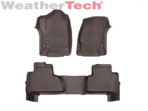 WeatherTech FloorLiner Floor Mats for Chevy Tahoe/GMC Yukon - 2015-2019 ...