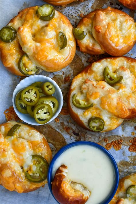 Jalapeño Cheddar Pretzels Recipe