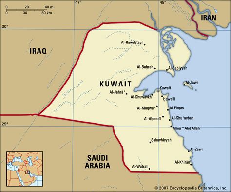 Kuwait Borders 1+ Thousand Bahrain Saudi Map Royalty Free Images,