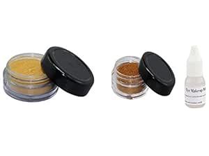 Buy Ear Lobe & Accessories Eye Shadow Golden 5292 + Shimmer Golden 5010 ...