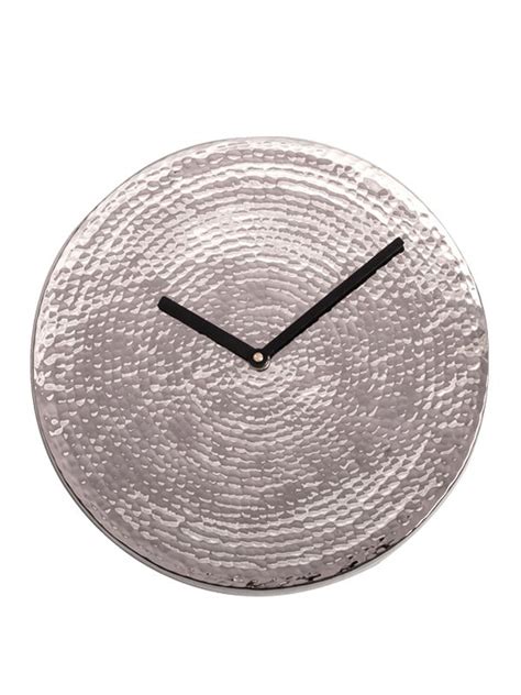 Chrome Clock | Buy chrome wall clock online | Kalpané